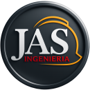 logo de jas ingeniería con casco